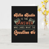 HAM Radio Operator Antenne Frequentie Amateur Gift Kaart (Gele Bloem)