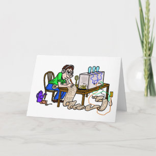 Ham Radio Operator Bedankt voor Contact Kaart