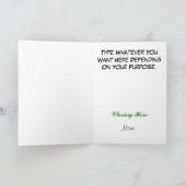 Ham Radio Operator bij Lighthouse Wenskaart Kaart (Binnen)