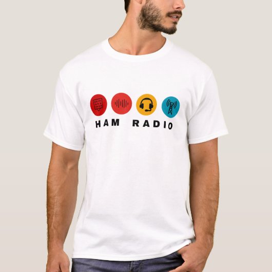 Ham Radio operator cool t-shirt (Voorkant)