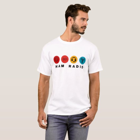 Ham Radio operator cool t-shirt (Voorkant volledig)