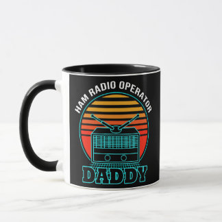Ham Radio Operator Daddy Amateur Radio Retro Mok
