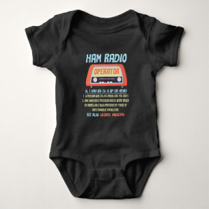 Ham Radio Operator Definition Amateur Radio Hobby Romper
