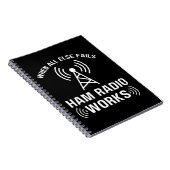 Ham-radio operator enthousiast Ham Radio Notitieboek (Rechterzijde)
