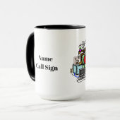 Ham-radio-operator in Bed-Mok Mok (Voorkant links)