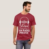 Ham Radio Operator in ruste Shirt Geweldig pap cad (Voorkant volledig)