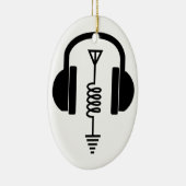 Ham Radio Operator Keramisch Ornament (Rechts)