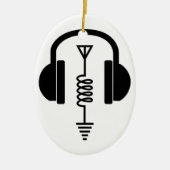 Ham Radio Operator Keramisch Ornament (Voorkant)