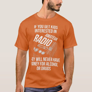 Ham Radio Operator Kinder Money Amateur Radio T-shirt