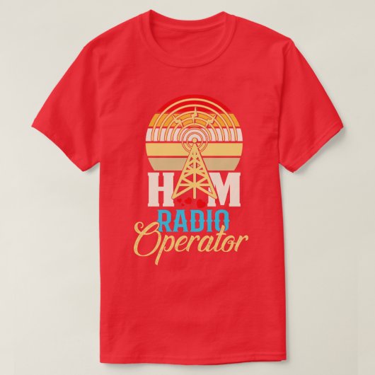 Ham Radio Operator T-shirt (Design voorkant)