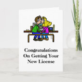 Ham Radio Paar Huwelijk of Huwelijk Kaart (Voorkant)