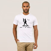 Ham Radio Patriottisch Silhouet met Dove T-shirt (Voorkant volledig)