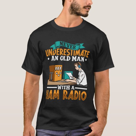 Ham Radio Radio Operator Amateur Radio Signal T-shirt (Voorkant)