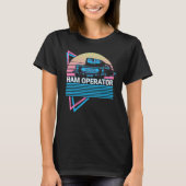 HAM Radio Retro Radio Operator HAM Operator T-shirt (Voorkant)