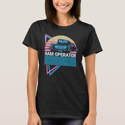 HAM Radio Retro Radio Operator HAM Operator T-shirt (Voorkant)