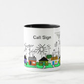 Ham Radio Street MugPas het aan! Mok (Midden)