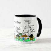 Ham Radio Street MugPas het aan! Mok (Voorkant rechts)