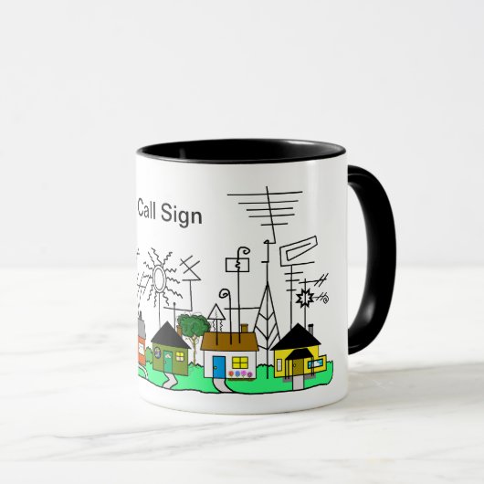 Ham Radio Street MugPas het aan! Mok (Voorkant rechts)