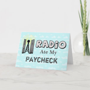 Ham Radio Verjaardag Kaart van een ham naar vriend