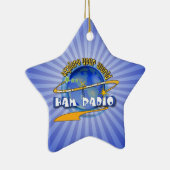 HAM RADIO - VERKLAAR UW WERELD KERAMISCH ORNAMENT (Rechts)