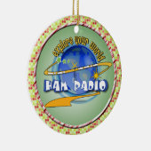 HAM RADIO - VERKLAAR UW WERELD KERAMISCH ORNAMENT (Rechts)