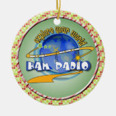 HAM RADIO - VERKLAAR UW WERELD KERAMISCH ORNAMENT (Voorkant)