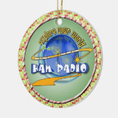 HAM RADIO - VERKLAAR UW WERELD KERAMISCH ORNAMENT (Links)