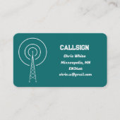 Ham Radio Visitekaartje (Voorkant)