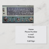 Ham Radio-Visitekaartje Visitekaartje (Voorkant / Achterkant)