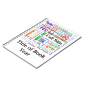 Ham Radio Word Collage-laptop past het aan! Notitieboek (Linkerzijde)