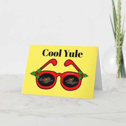 Ham Radio Zonnebril Kerstkaart Kaart (Voorkant)