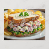 Ham Salad Recipe Card Briefkaart (Voorkant)