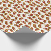 Ham sandwich patroon cadeaupapier (Hoek)