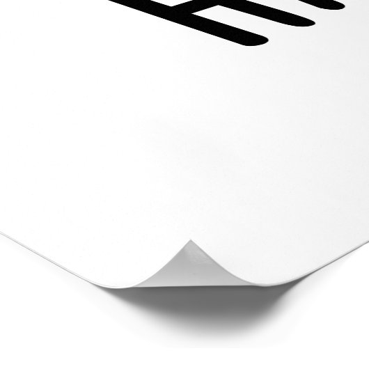 Ham-some Funny Handsome Hamster Pun Poster (Hoek)