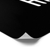 Ham-some Funny Handsome Hamster Pun Poster (Hoek)