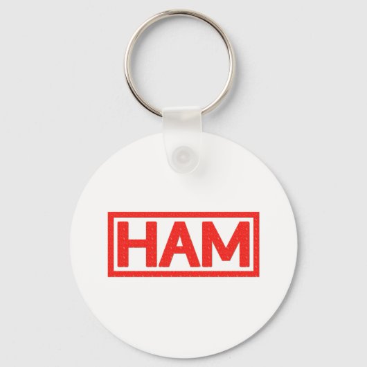 Ham Stamp Sleutelhanger (Voorkant)