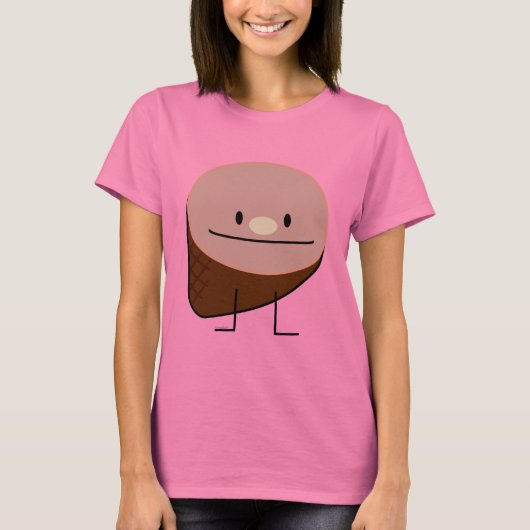 Ham vakantie-eiwithoudende honing gebakken gerookt t-shirt (Voorkant)