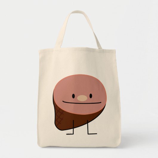 Ham vakantie-eiwithoudende honing gebakken gerookt tote bag (Voorkant)