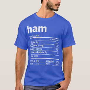 Ham Voedingsfeiten Thanksgiving Kostuum T-shirt