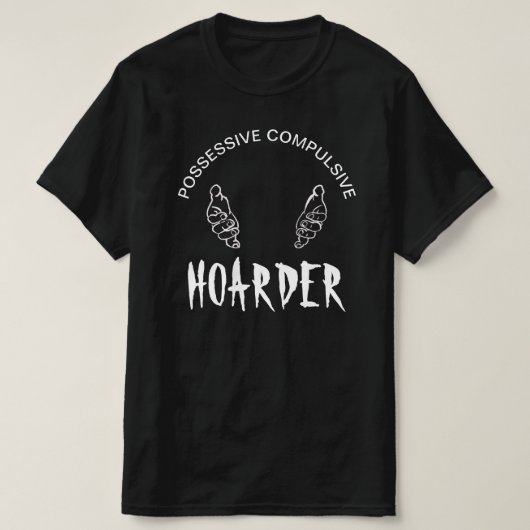 HAMAARDER "Bezitziek" Grappig T-shirt (Design voorkant)