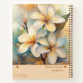 Hamakua Plumeria Notebook Notitieboek (Achterkant)