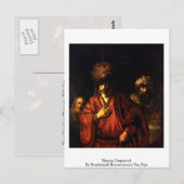 Haman ontleed door Rembrandt Harmenszoon Van Rijn Briefkaart (Voorkant / Achterkant)