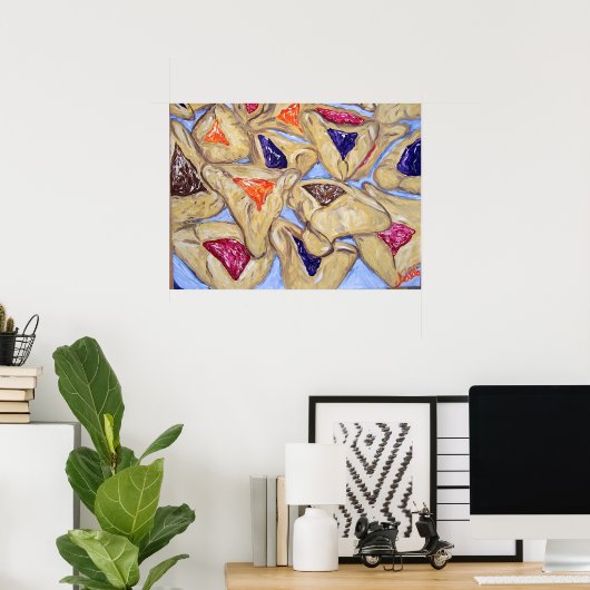 Hamantaschen Poster (Thuiskantoor)