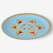 Hamantaschen Star Paper Bord voor Purim (Gekanteld)