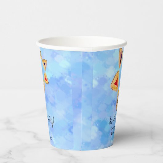 Hamantaschen Star Purim Party Papieren Bekers (Rechts)