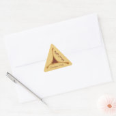 Hamantash Hamantaschen Hebreeuws Prettig Purim Sticker (Envelop)