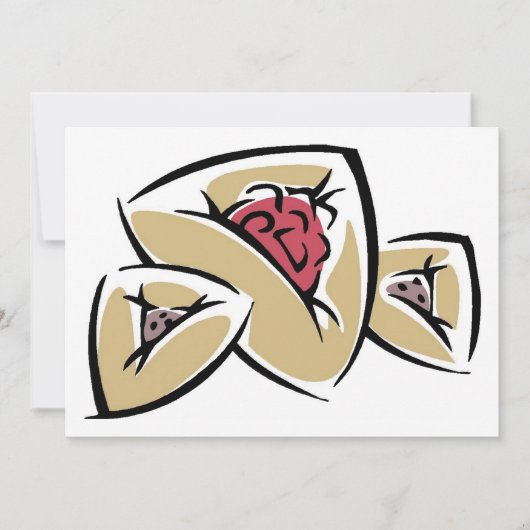 Hamantashen Uitnodiging (Voorkant)