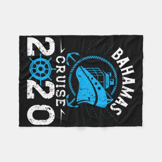 Hamas Cruise Fun Family Cruise Vacation Souvenir G Fleece Deken (Voorkant (Horizontaal))