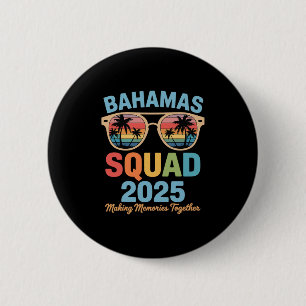 Hamas Vakantie 2025 Squad Familie Cruise Matching Ronde Button 5,7 Cm