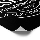 Hamashiach Jesus De Messias Christelijke Judah Lee Poster (Hoek)